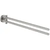 Image de Porte-Serviettes - GROHE - Essentials - Chromé - Métal - 2 bras pivotants 449 mm