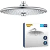 Image de GROHE - Douche de tête Vitalio Joy 260 - 3 jets - chromé - raccords filetés 1/2 - économie deau