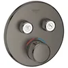 Image de Grohe - Grohtherm SmartControl Façade avec Mitigeur Thermostatique pour installation encastrée 2 sorties (29119AL0)