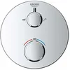 Image de Mitigeur bain douche encastré - GROHE - 24077000 - Chrome - Métal - Mural