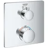 Image de Façade-Mitigeur Thermostatique - GROHE - Grohtherm - Chromé - Mural - 1 Sortie