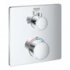 Image de Mitigeur bain douche encastré - GROHE - 24080000 - Chrome - Métal - Mural