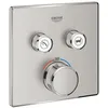 Image de Thermostatique - GROHE - Grohtherm SmartControl - 2 sorties - Supersteel - Métal