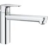 Image de Robinet Évier De Cuisine Start Curve, Mousseur Économique D'eau, Sans Tirette De Vidage, Bonde De Vidage Incluses, 31717