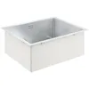 Image de GROHE Évier en acier inoxydable K700 31726SD0 - A encastrer - 1 bac - sans égouttoir - 55x45 cm - Inox