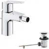 Image de Mitigeur monocommande Bidet - GROHE - Taille S - Métal - Droit - Gris