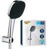 Image de Ensemble de douche avec pommeau 2 jets support et flexible - GROHE Vitalio Comfort 110 26399001 - Sélection facile - Economie deau