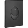 Image de Plaque de commande WC - GROHE - Start - ovale - noir - Quickfix (montage rapide)