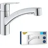 Image de GROHE QUICKFIX Start Robinet de cuisine évier douchette extractible inverseur 2 jets rotation 90° 30531001