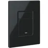 Image de Grohe - Even Plaque de commande double touche brillance longue durée noir brillant (38966KV0)