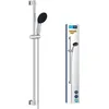 Image de Ensemble de douche avec pommeau 1 jet barre 90cm et flexible - GROHE Vitalio Start 110 26953001 - Economie deau - Chromé