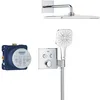 Image de Ensemble de douche encastré - Tous les types de jets - Mitigeur thermostatique - GROHE - 34876000 - Gris