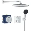 Image de Ensemble de douche encastré - 1 jet - Mitigeur thermostatique - GROHE - 34882000 - Gris
