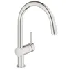 Image de Mitigeur évier - GROHE - Minta - Douchette extractible - Inox - Économie deau