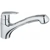 Image de Mitigeur - GROHE - Eurodisc - Chromé - Douchette extractible - Monotrou
