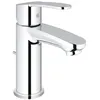 Image de Mitigeur lave-mains GROHE EUROSTYLE Cosmopolitan - Monotrou sur plage - Cartouche céramique 35mm - Chrome
