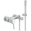 Image de Mitigeur bain-douche Concetto - GROHE - Monotrou - Cartouche céramique - Surface chromée