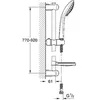 Image de GROHE Ensemble de douche EUPHORIA Shampoing 900 mm chromé Réf 27227001