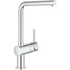 Image de Mitigeur évier - Grohe - Minta Bec L - Pivotant - Chromé - Convient pour Évier