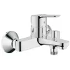 Image de Mitigeur monocommande Bain/Douche - GROHE - BauEdge - Chromé - Douchette - Economie deau