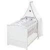Image de Lit bébé évolutif - 70 x 140 cm - ROBA - ADAM ET EULE - Avec accessoires - Blanc