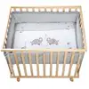 Image de Parc bébé 75x100 + tapis de parc jumbotwins - bois naturel 0241S145