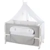 Image de ROBA Lit Cododo Complet Fox et Bunny 60x120 cm avec 4 roues à freins - Blanc