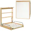 Image de ROBA Étagère à langer murale   Incl. matelas à langer "Waldhochzeit"   Naturel