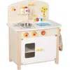 Image de ROBA Cuisine de Jeu - 2 Zones de cuisson + Évier + Robinet + Accessoires - Naturel
