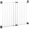 Image de Barrière de Sécurité pour Bébé ROBA - Easy Step en Métal - Réglable 60 à 97 cm - Blanc