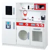 Image de ROBA Cuisine de jeu   Frigo + Cuisinière + Micro-onde + Évier + Robinet   Blanc/Rouge