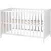 Image de Roba Beistellbett Universal 60x120cm Lit Bébé Contre-plaqué Blanc
