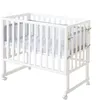 Image de Berceau Cododo ROBA Style 3 en 1 avec barrière + matelas et tour de lit - Blanc