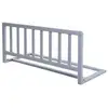 Image de Barrière de lit en bois 90 cm - protection antichute sûre pour bébé et enfant - gris roba 1570TP
