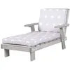 Image de Chaise Longue Enfant - ROBA - Little Stars - Bois Massif - Coussins Déhoussables - Résistante aux Intempéries