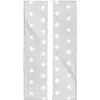 Image de Coussins de Jardin Étoilés pour Enfants - ROBA - Little Stars - 2 Pièces - pour Tables de Pique-Nique - Gris / Blanc