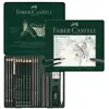 Image de Faber-castell Boite De 19 Pièces Pitt Graphite Pour Dessin, Graphisme Et Esquisse