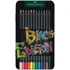 Image de Faber-castell 116413 Crayon De Couleur Beige, Noir, Bleu, Marron, Vert, Gris, Bleu Clair, Vert Clair, Orange, Rose,
