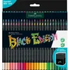 Image de Crayon de couleur - FABER-CASTELL - Black Edition - Étui de 50 - Mine supersoft - Bois noir