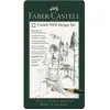 Image de Crayons Graphite - FABER-CASTELL - Castell 9000 - 12 Crayons - Écologique - Mine Collée