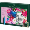 Image de Coffret - FABER-CASTELL - 40 pièces - 32 Polychromos - 6 Pitt Graphite Matt - Gomme et taille crayon