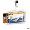 Image de Identifiant Pour Cordon Durable Transparent Polypropylène Plastique 5,4 X 8,7 Cm (25 Unités)