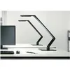 Image de Lampe de Bureau - Luctra - Linear Table Noir - LED haute performance - Ecran tactile VITACORE®