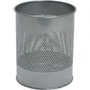 Image de Corbeille à papier durable 15l en métal revêtu de résine époxy - grille perforée pour ventilation pi#88210