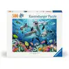 Image de Ravensburger Puzzle 500 P - Dauphins Sur Le Récif De Corail