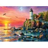 Image de Puzzle - RAVENSBURGER - Lighthouse at Sunset - 500 pièces - Paysage - Bleu