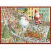 Image de Puzzle Ravensburger Holiday Village 500 Pièces Carton Bleu