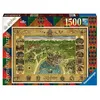 Image de Puzzle 1500 pièces - RAVENSBURGER - Harry Potter La carte de Poudlard - Fantastique - Intérieur - Garantie 2 ans