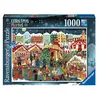 Image de Puzzle Ravensburger Le marché de Noël 1000 pièces