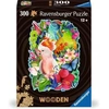Image de Ravensburger Puzzle En Bois - Forme - 300 P - Jolies Oiseaux